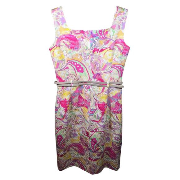 Escada Dress Womens Small Sheath Paisley Dress Neiman Marcus Luxury Designer 36 - Picture 4 of 14